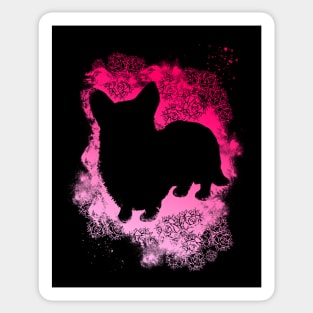 Corgi - Pink Sticker